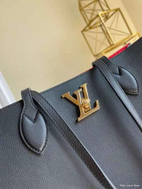 Fake Louis Bags VUITTON LOCKME SHOPPER LOUIS 0701